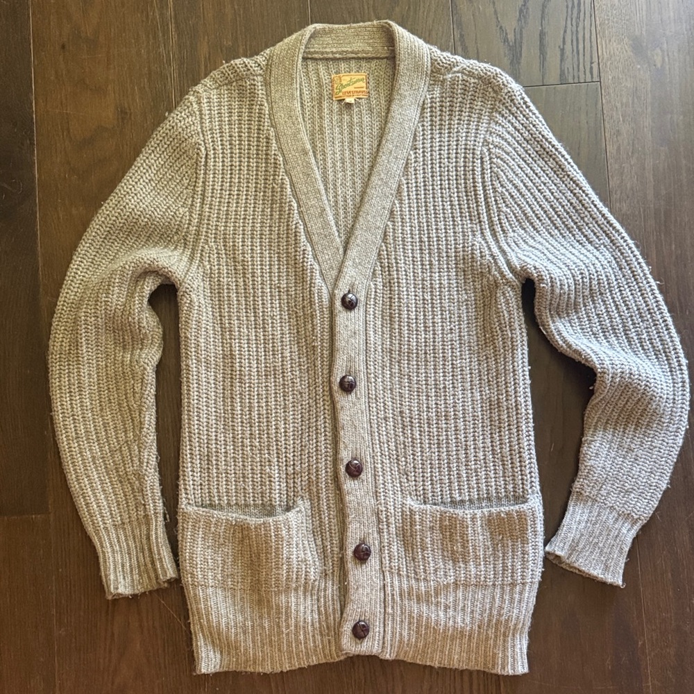 Levi’s Vintage Clothing Ribbed Knit Cardigan